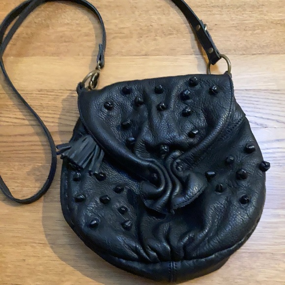 Miss Albright Handbags - Anthropologie Miss Albright Black leather Cross body bag